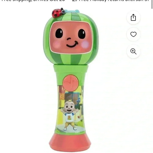 CoComelon Musical Sing-A-Long Microphone - Picture 3 of 4
